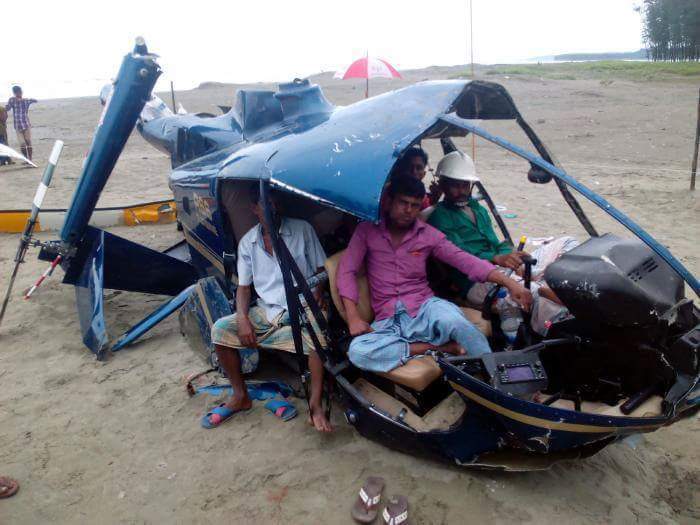 selfie-helicopter-bangladesh-sakib-al-hasan