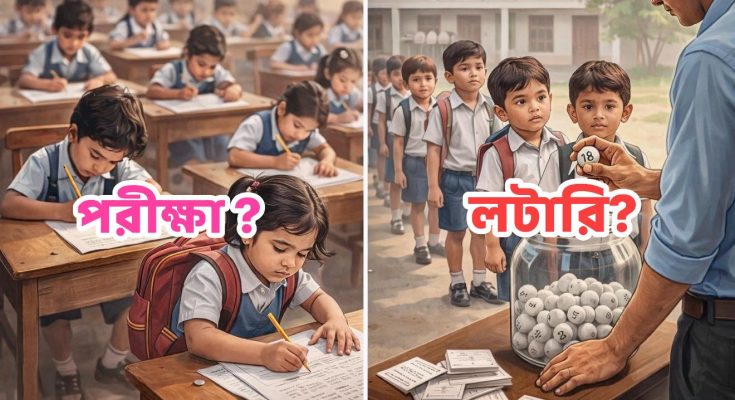 স্কুলে ভর্তি পরীক্ষা বনাম লটারি